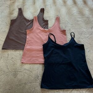 Pack of three banana republic classic tank/camisole tops